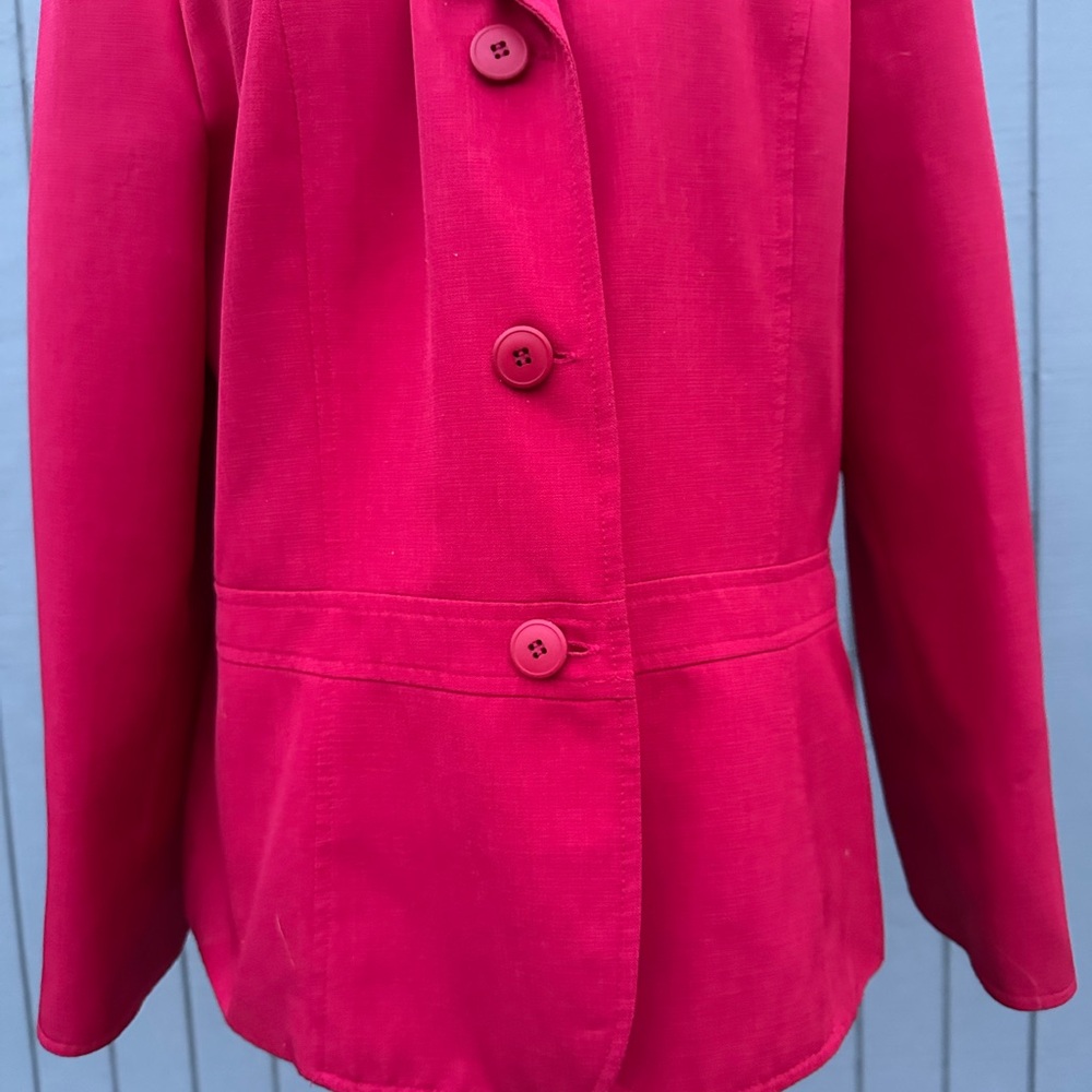 Augusto Collection Fitted Red Jacket - Picture 8 of 13